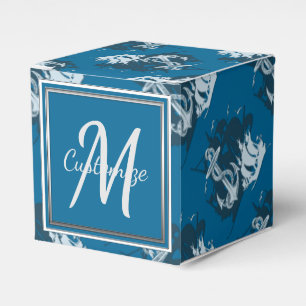 Monogram Pirate Ship & Anchor Cube Favour Box 6