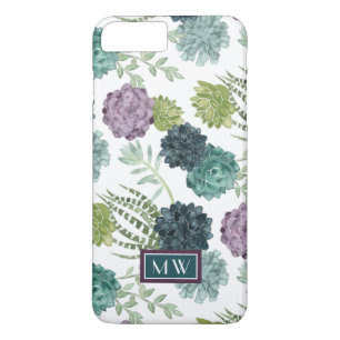 Monogram   Plant Happiness Collection Succulent Pa Case-Mate iPhone Case