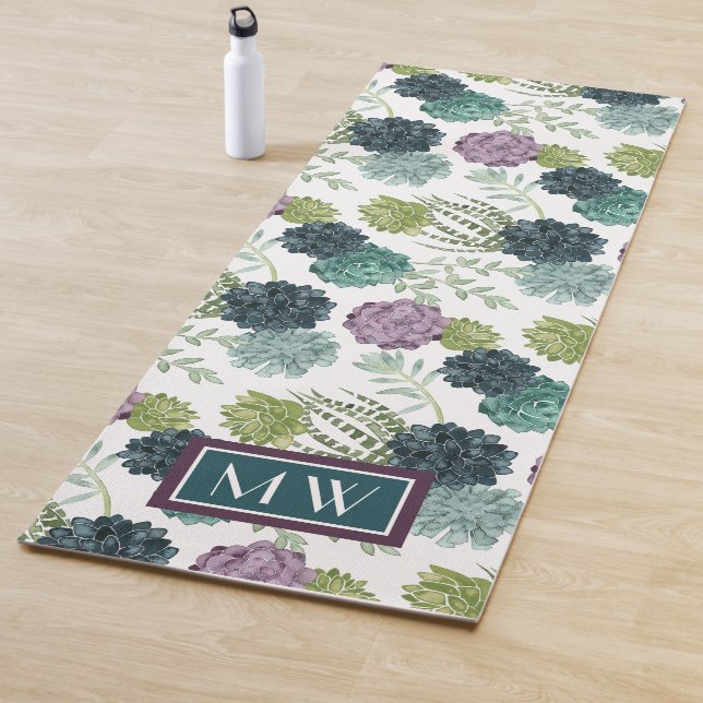 Monogram | Plant Happiness Collection Succulent Pa Yoga Mat (In Situ)