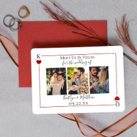 Monogram Playing Card Wedding 3 Photo