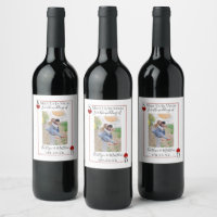 Monogram Playing Card Wedding Photo Save The Date