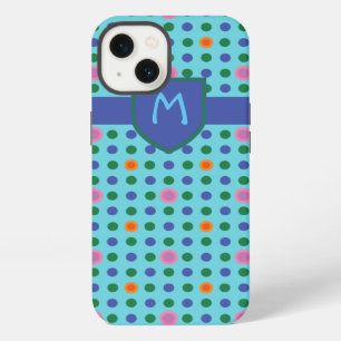 Monogram Polka Dots Custom iPad Mini Case