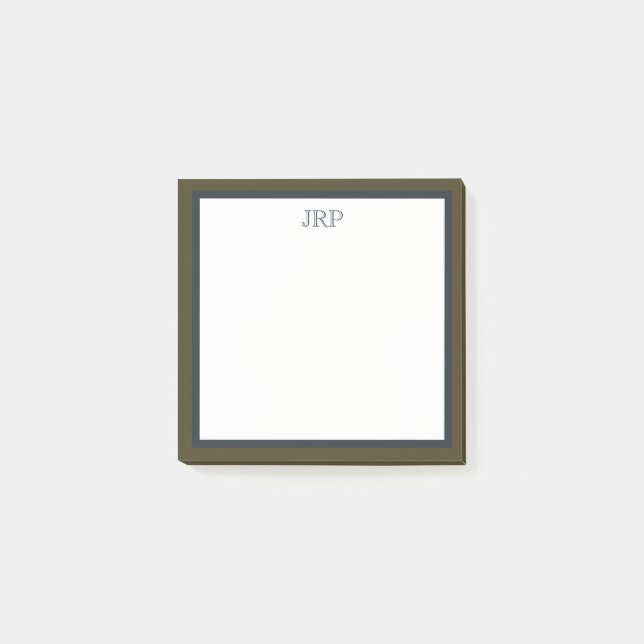 Monogram Post-It Notes (Front)