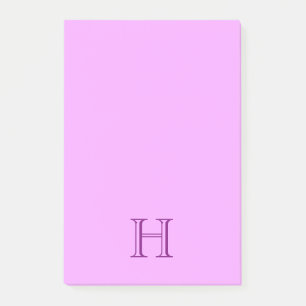 Monogram Post it Sticky Notes