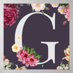 Monogram Poster