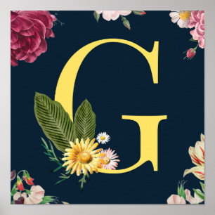 Monogram Poster