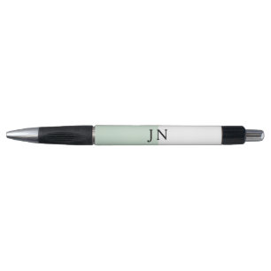 Monogram Pretty Green Pastel White Colour Block Pen