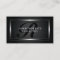 Monogram Professional Elegant Modern Black