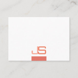 Monogram Professional Modern Elegant Template Business Card