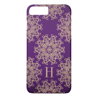 Monogram Purple and Gold Exotic Medallion Case-Mate iPhone Case