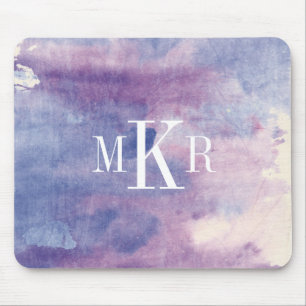 Monogram   Purple Haze II Mouse Pad