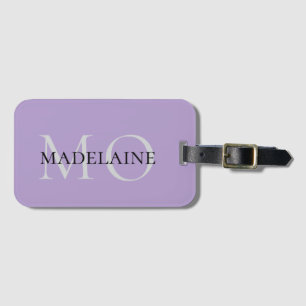  Monogram Purple Personal Travel Luggage Tag
