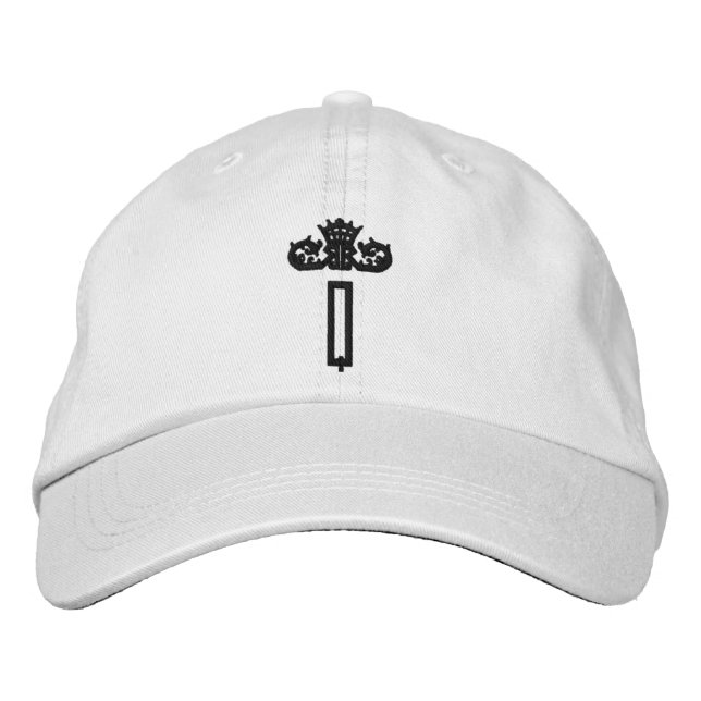Monogram Q Personalized Adjustable Hat (Front)