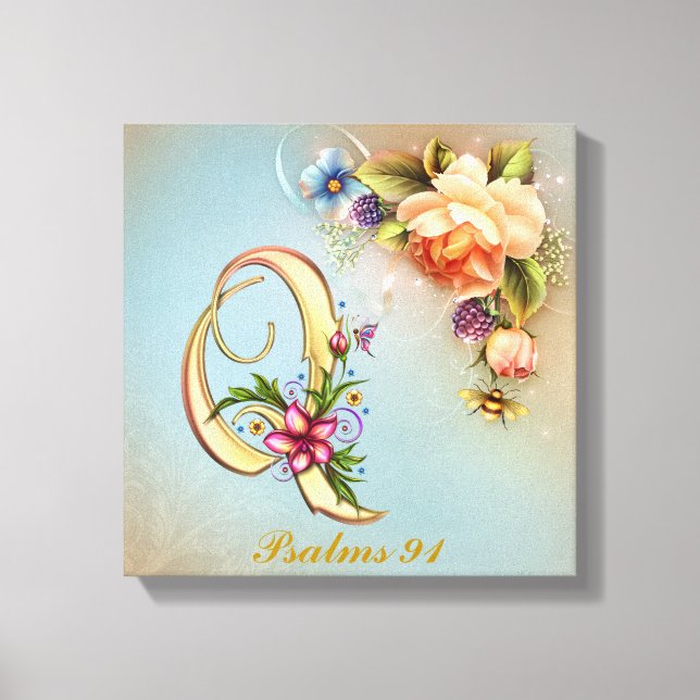 Monogram Q Premium Wrapped Canvas (Gloss) (Front)