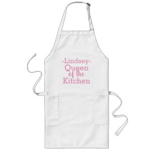 MONOGRAM QUEEN OF THE KITCHEN LONG APRON