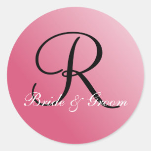 Monogram R customizable seal