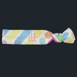 Monogram Rainbow Diagonal Lines Pattern Pop Art Hair Tie<br><div class="desc">Monogram Rainbow Diagonal Lines Pattern Pop Art Trendy Design For All Occassion,  Holiday,  Birthday Party,  Anniversary,  Travel - gifts and presents,  with Monogram text template. Summer Holiday. Red,  Blue,  Pink,  Yellow,  Violet,  Magenta,  Green - Abstract colours.</div>