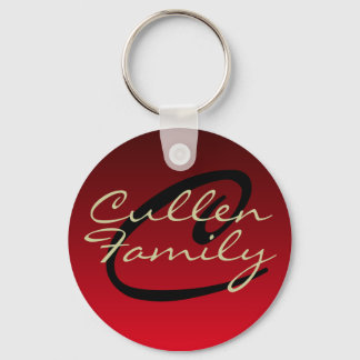 Monogram Red (Family) Keychain