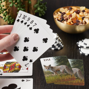 Monogram Red Fox Classic Playing Cards