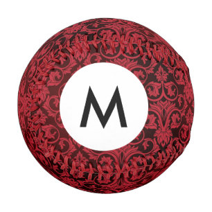 Monogram Red wallpaper 2 Baseball