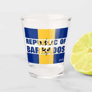 Monogram Republic of Barbados  Shot Glass