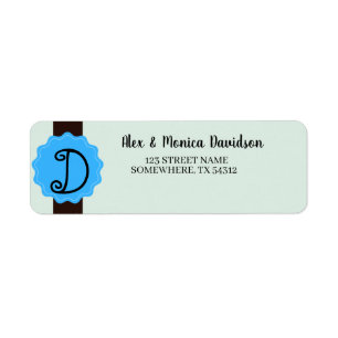 Monogram Return Address
