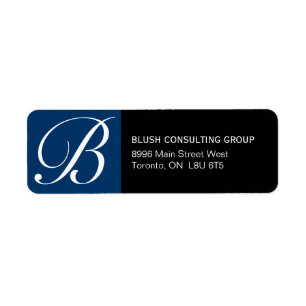 Monogram Return Labels