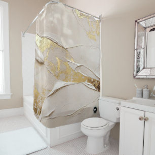 Monogram Rose Gold Textured Plaster Abstract