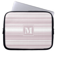 Monogram rose quartz stripes
