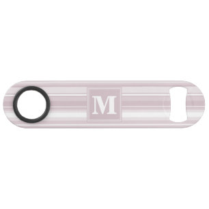 Monogram rose quartz stripes speed bottle opener