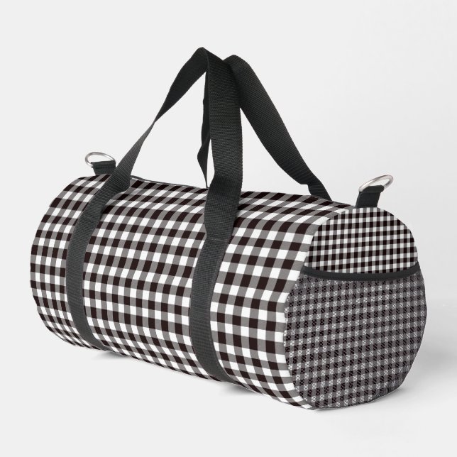  Monogram Rustic  Chic Plaid  Duffle Bag (Right Corner)