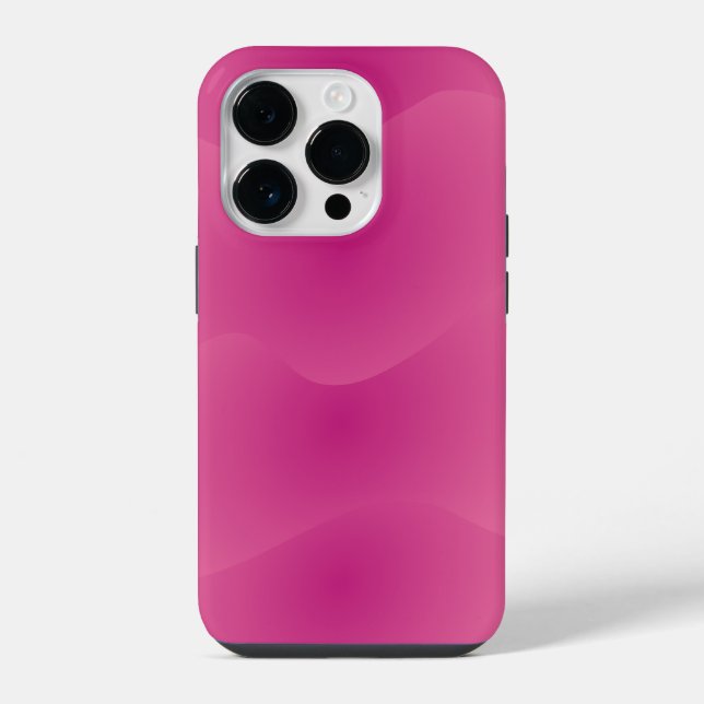 Monogram Rustic Pink Teal  iPhone Case (Back)