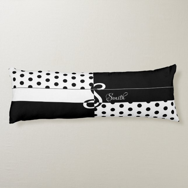 Monogram S Body Pillow (Back)
