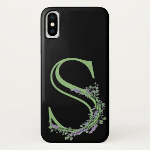 Monogram S Lavender Eucalyptus Case-Mate iPhone Case