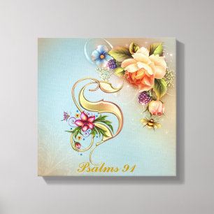 Monogram S Premium Wrapped Canvas (Gloss)