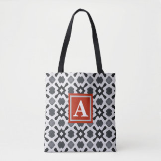 Monogram | Sac fourre-tout à motif noir et blanc