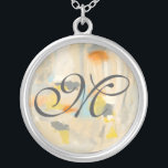 Monogram | Sacred II Silver Plated Necklace<br><div class="desc">Home Décor</div>