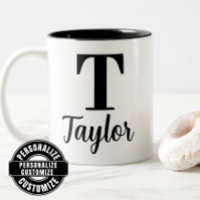 Monogram Script Name And First Letter Of Your Name
