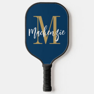 Monogram Script Name Custom Colour Pickleball Paddle