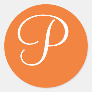 Monogram Seal Wedding Monogram Sticker