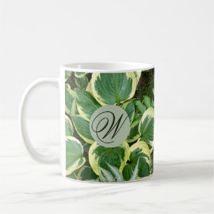 Monogram Shade Garden Photograph Coffee Mug
