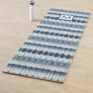 Monogram Shibori Indigio Print Yoga Mat