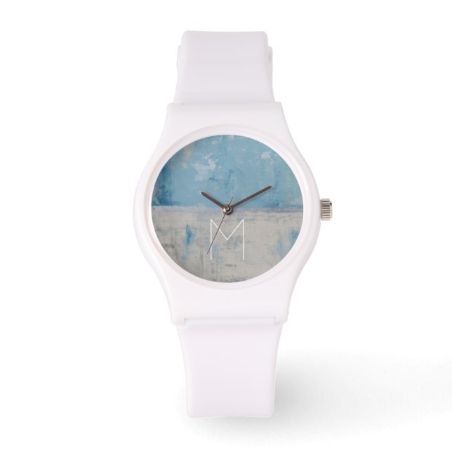 Monogram | Silver Aura Watch (Front)