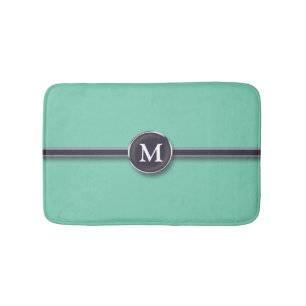 Monogram Silver Foil Bath Mat