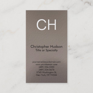 Monogram Simple Business Card