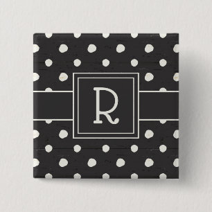 Monogram Simple Signs Step One 2 Inch Square Button