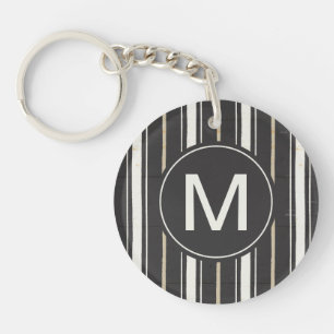 Monogram   Simple Signs Step Two Keychain