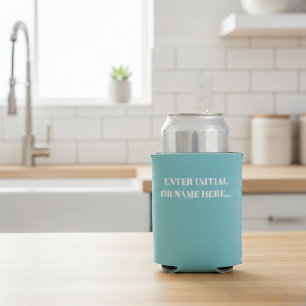 Monogram Slim Can Cooler – Custom Bridesmaid