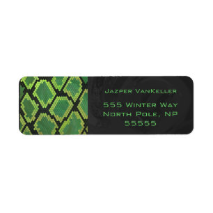 Monogram Snake Green and Black