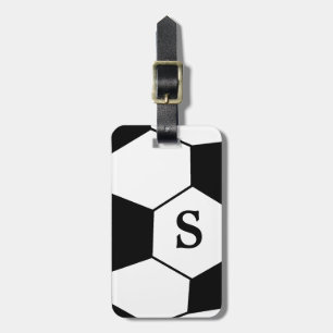 Monogram Soccer Ball Luggage Tag